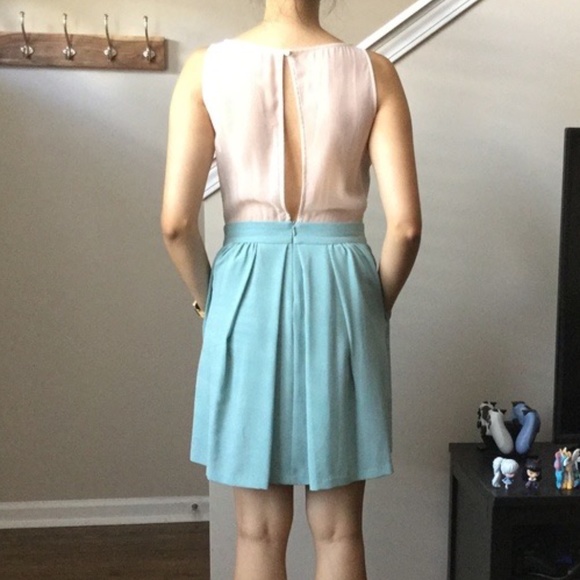 Modcloth Mint Green Floral Lace Dress with POCKETS - Picture 8 of 12